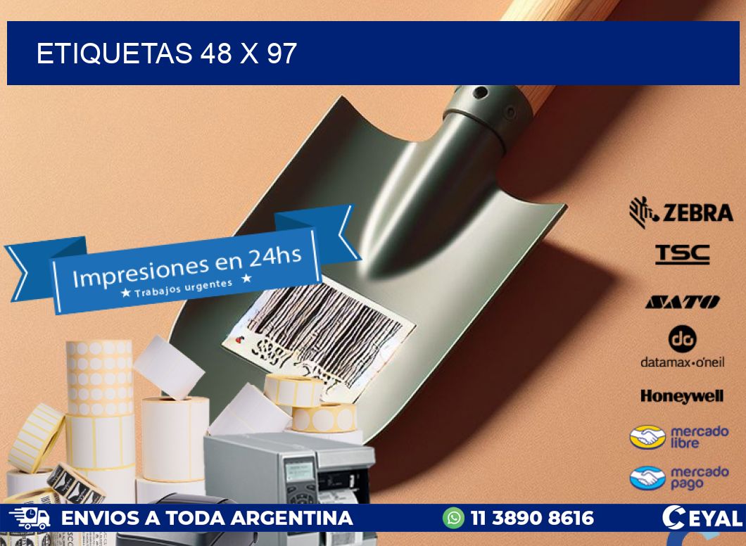 ETIQUETAS 48 x 97