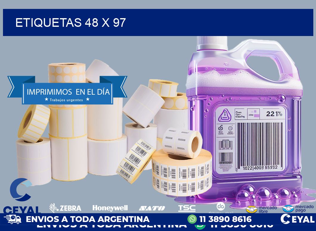 ETIQUETAS 48 x 97