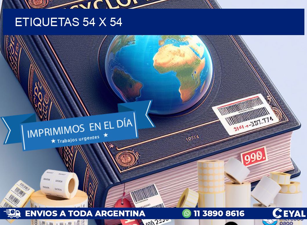 ETIQUETAS 54 x 54