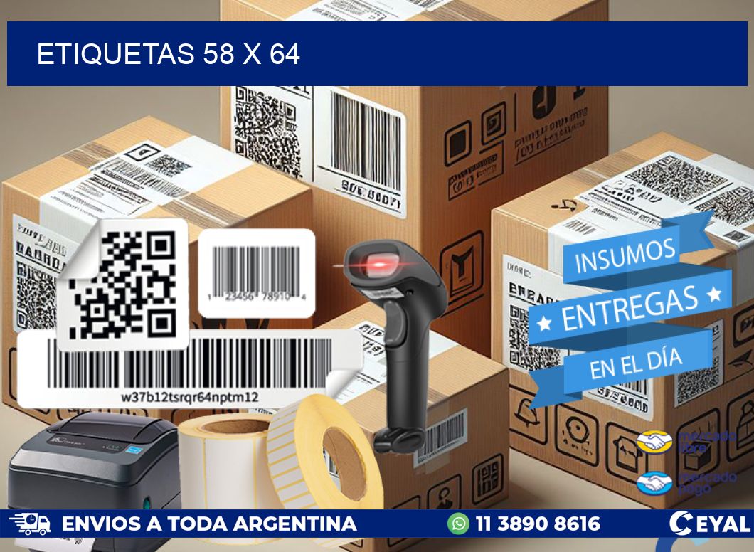 ETIQUETAS 58 x 64