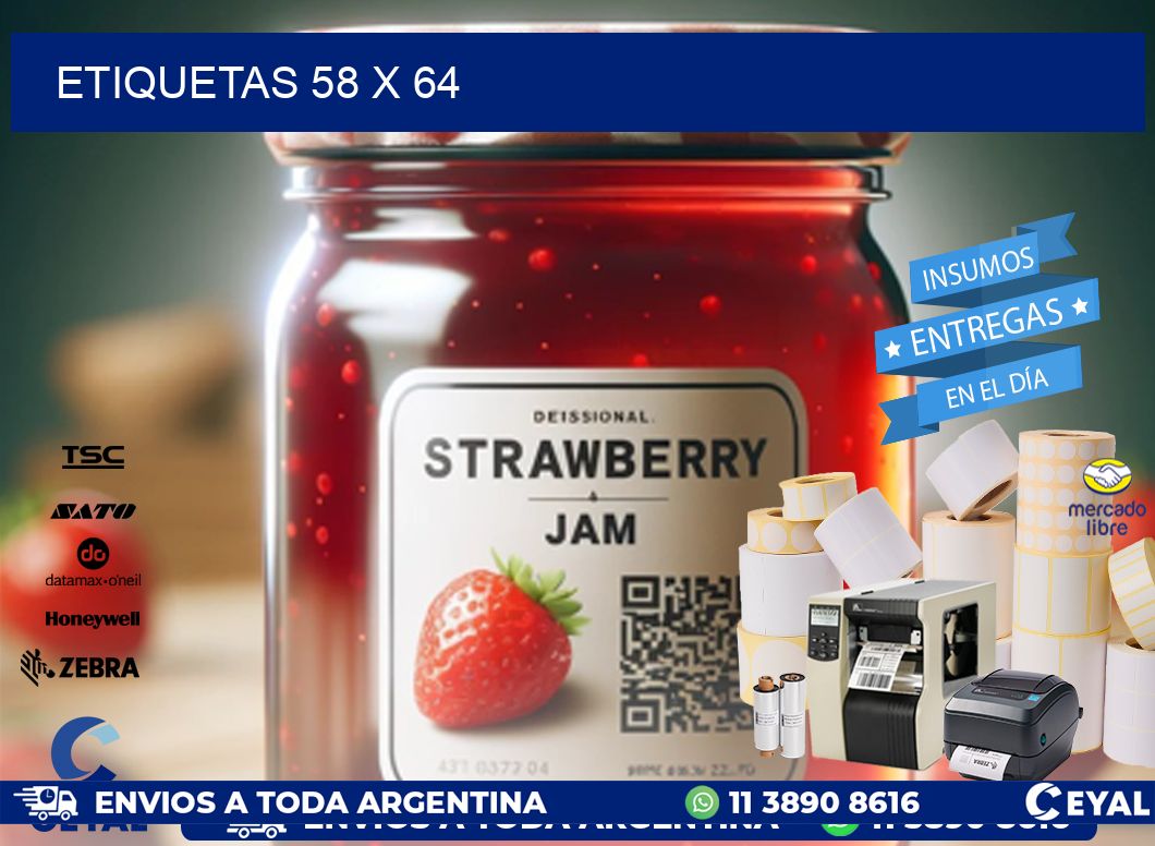 ETIQUETAS 58 x 64