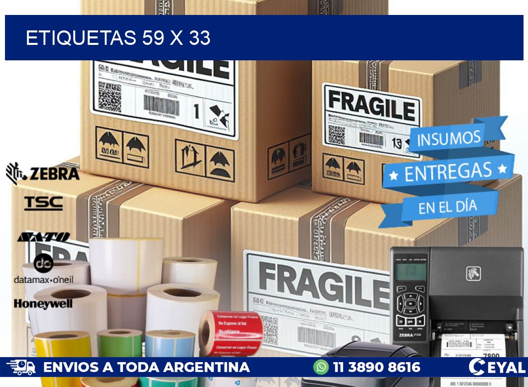 ETIQUETAS 59 x 33