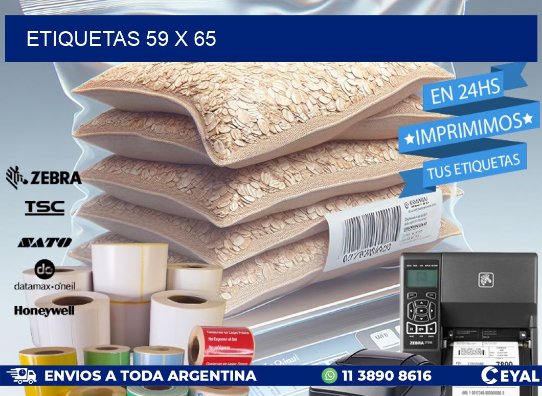 ETIQUETAS 59 x 65