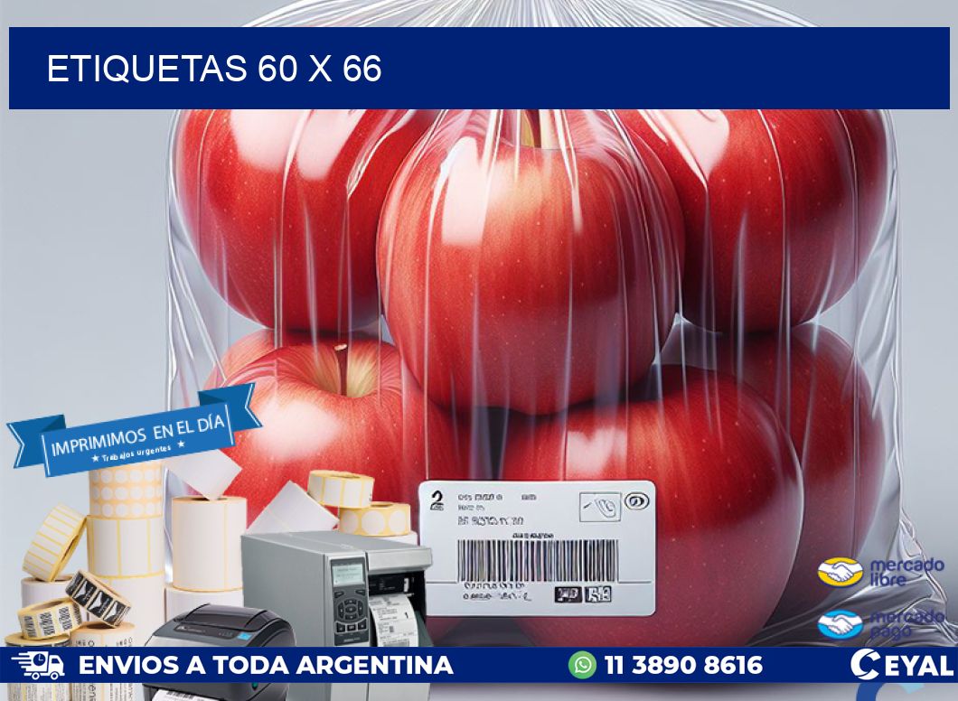 ETIQUETAS 60 x 66