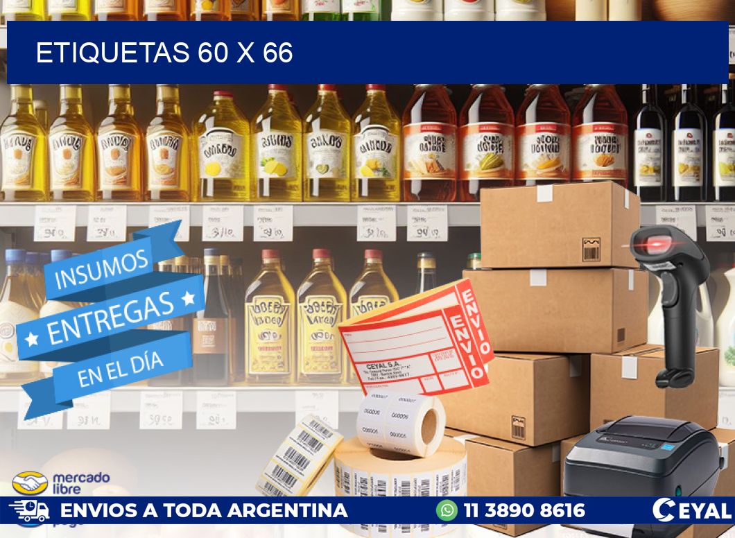 ETIQUETAS 60 x 66