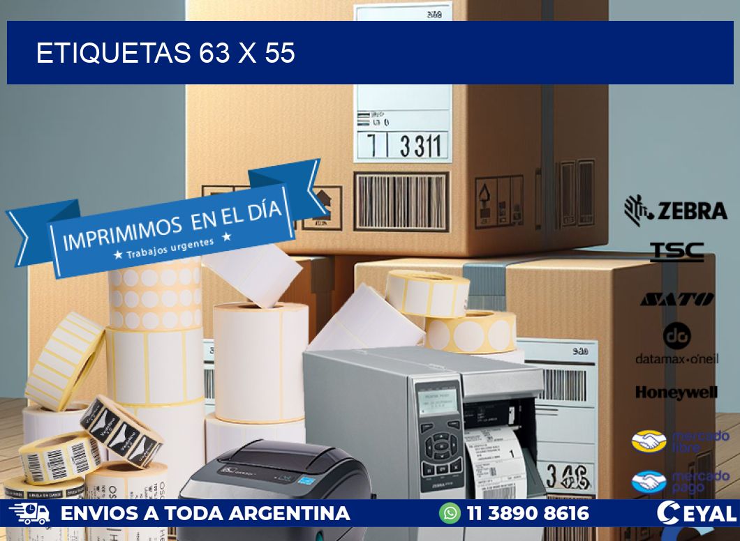 ETIQUETAS 63 x 55