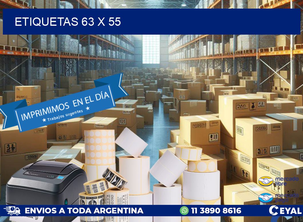 ETIQUETAS 63 x 55