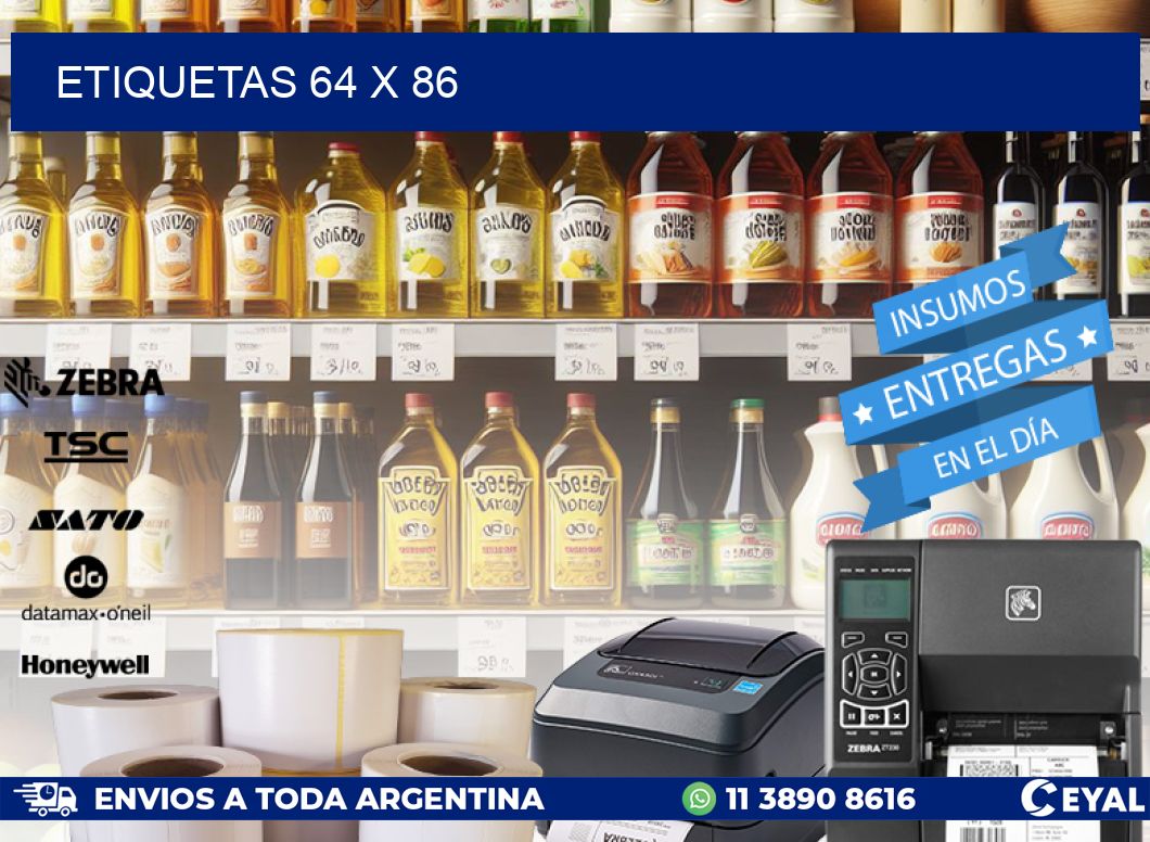 ETIQUETAS 64 x 86