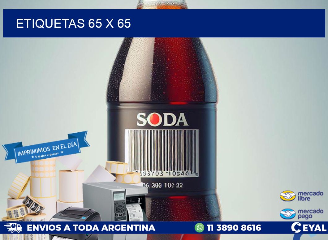 ETIQUETAS 65 x 65