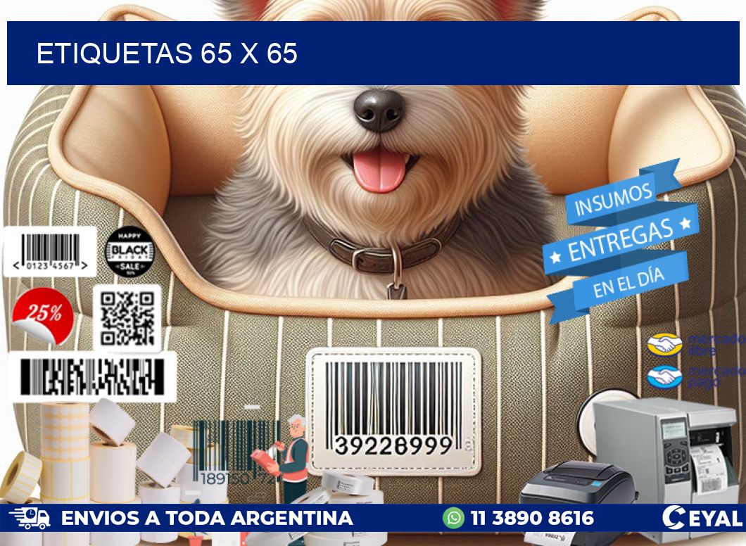 ETIQUETAS 65 x 65