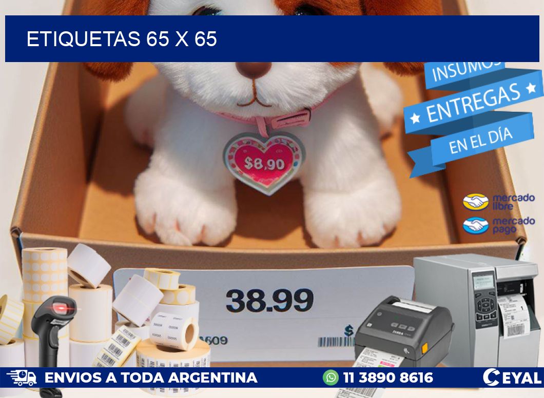 ETIQUETAS 65 x 65