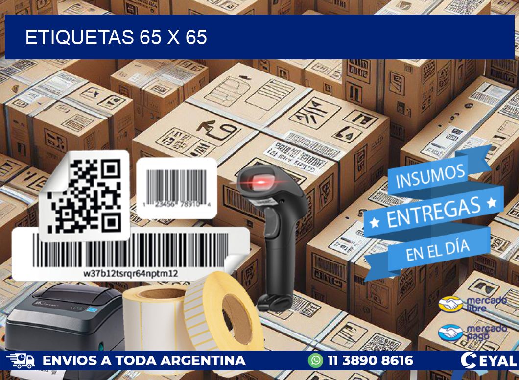 ETIQUETAS 65 x 65