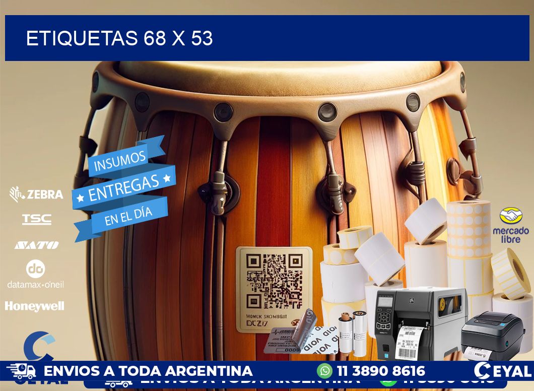 ETIQUETAS 68 x 53