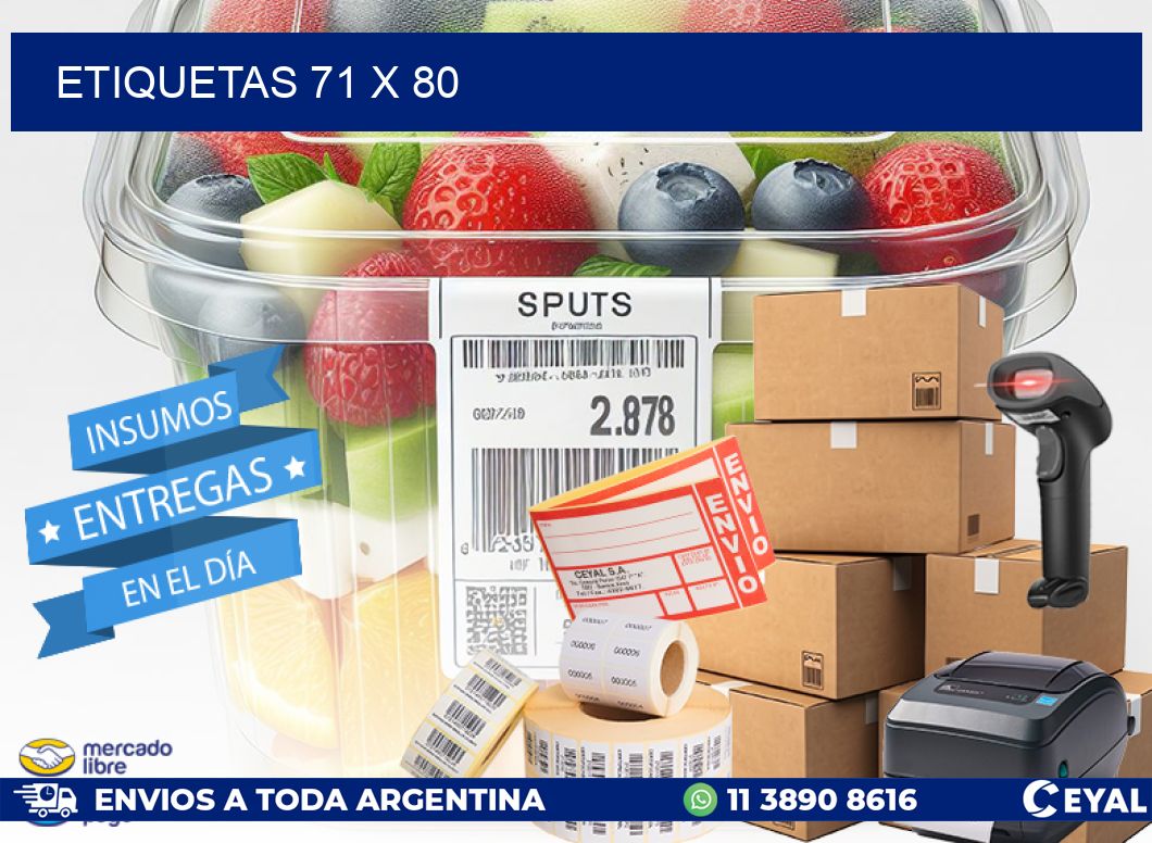 ETIQUETAS 71 x 80