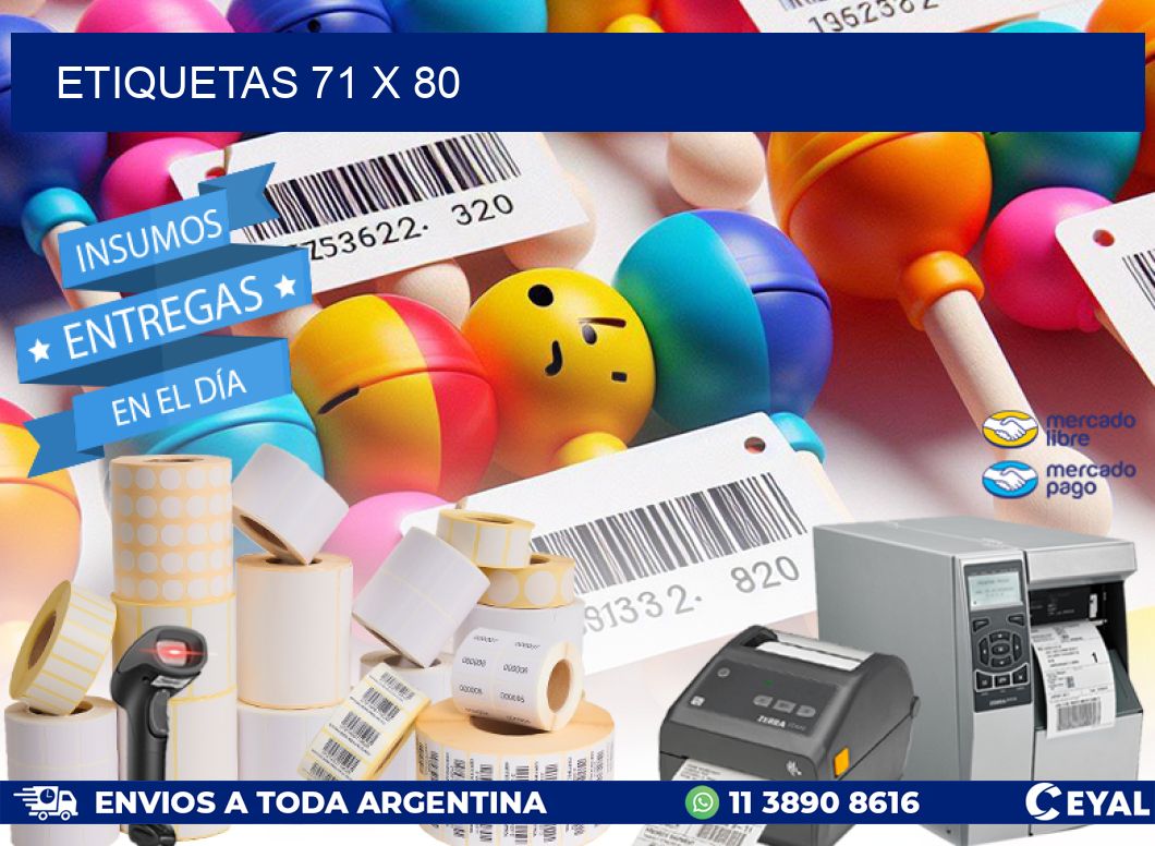ETIQUETAS 71 x 80