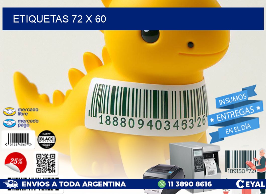ETIQUETAS 72 x 60