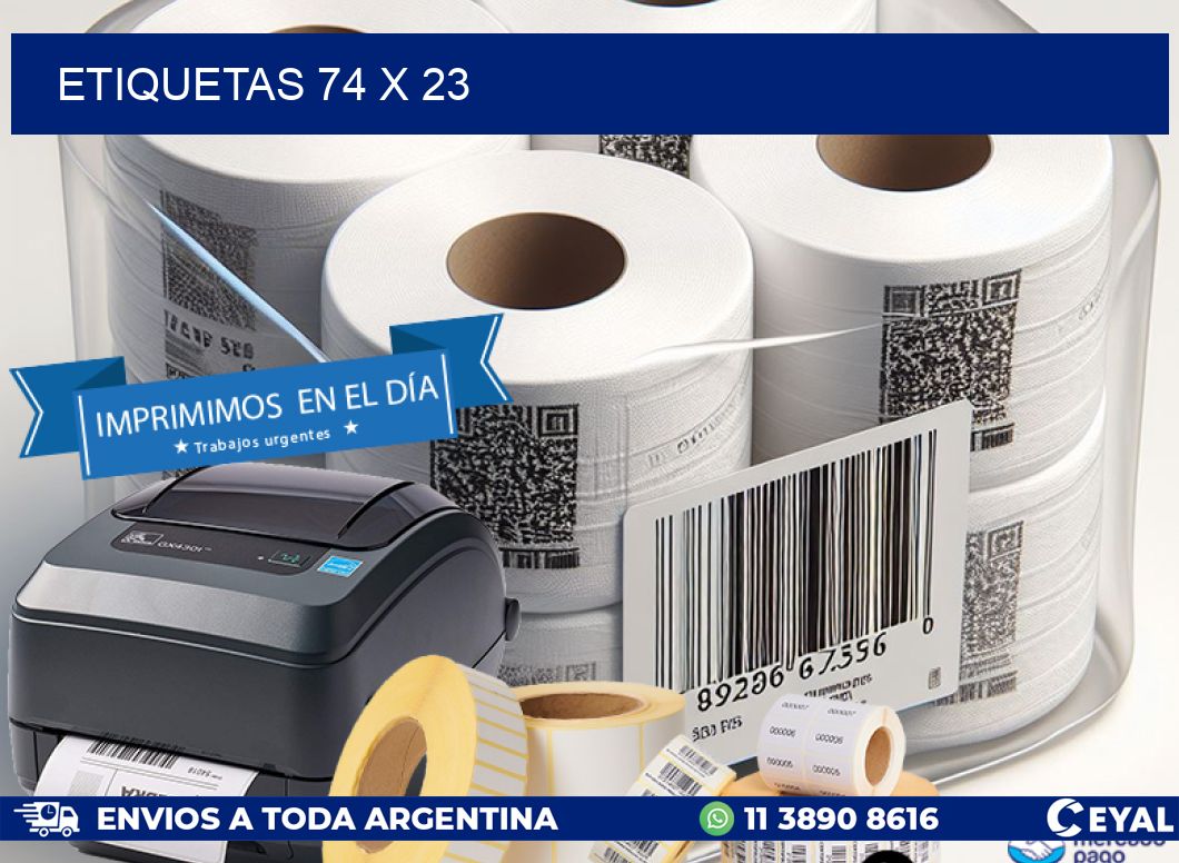 ETIQUETAS 74 x 23