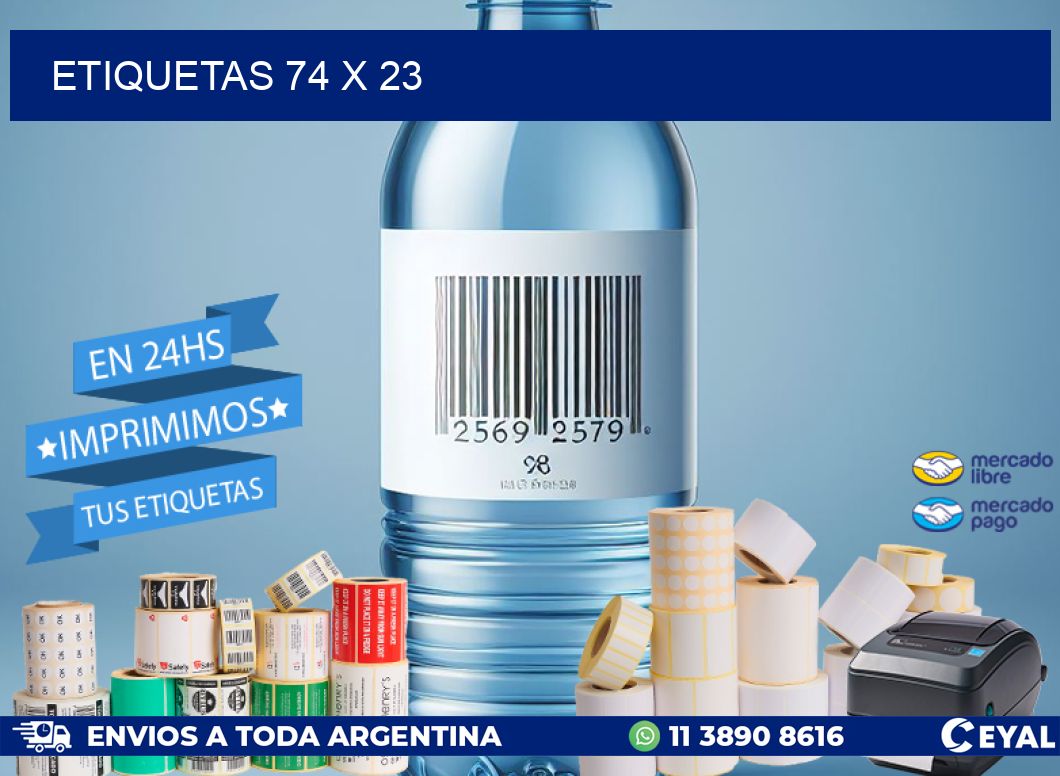 ETIQUETAS 74 x 23