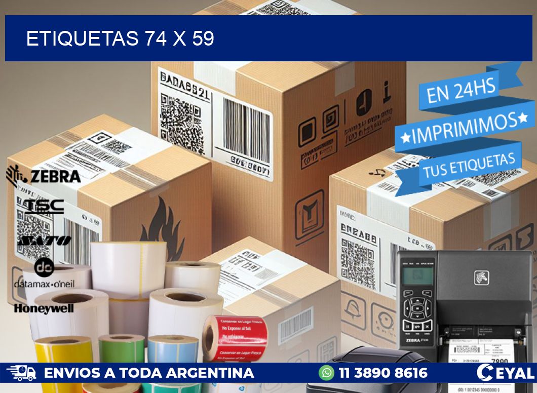 ETIQUETAS 74 x 59
