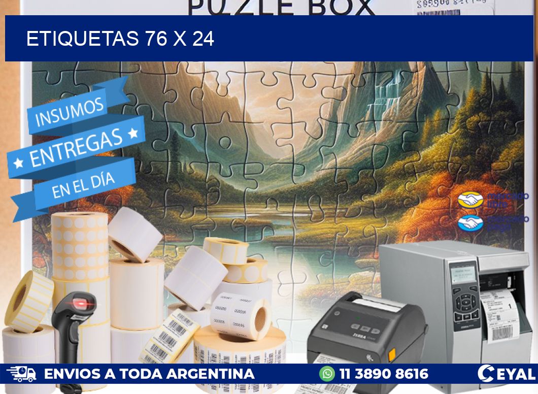 ETIQUETAS 76 x 24