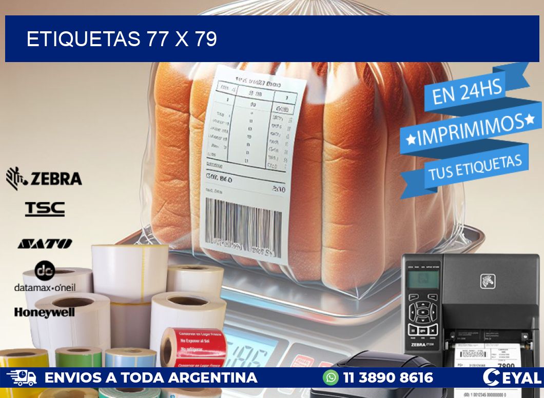 ETIQUETAS 77 x 79