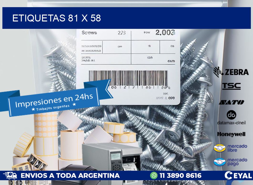 ETIQUETAS 81 x 58