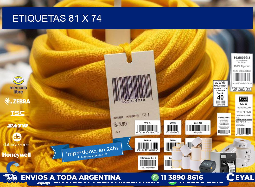 ETIQUETAS 81 x 74