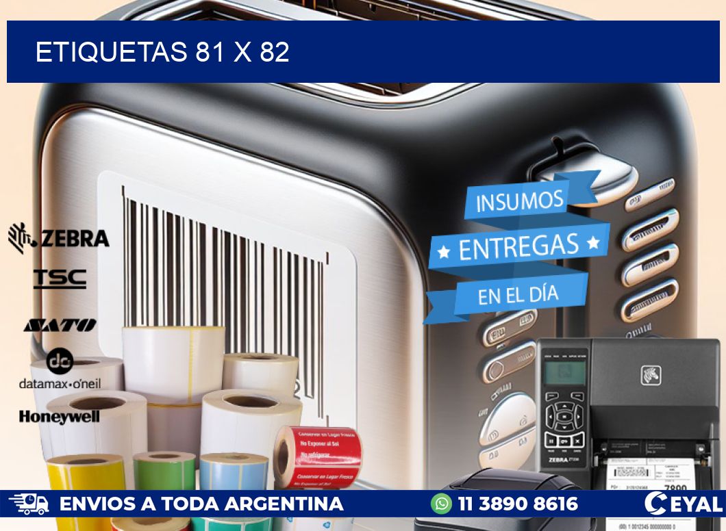 ETIQUETAS 81 x 82