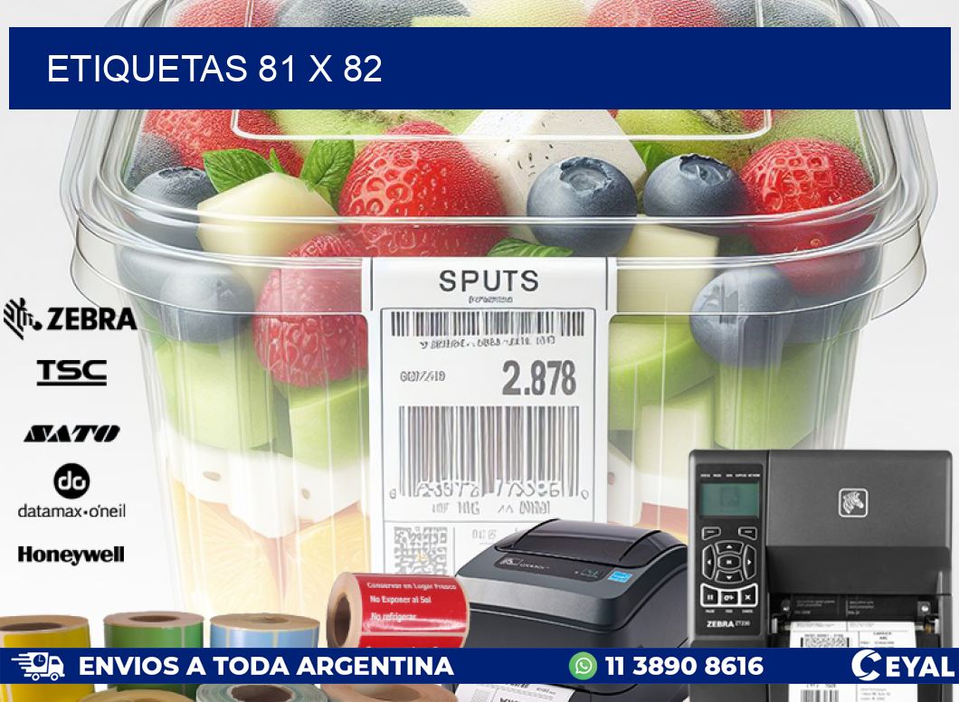 ETIQUETAS 81 x 82