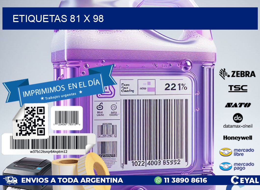 ETIQUETAS 81 x 98