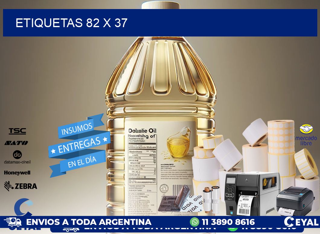 ETIQUETAS 82 x 37