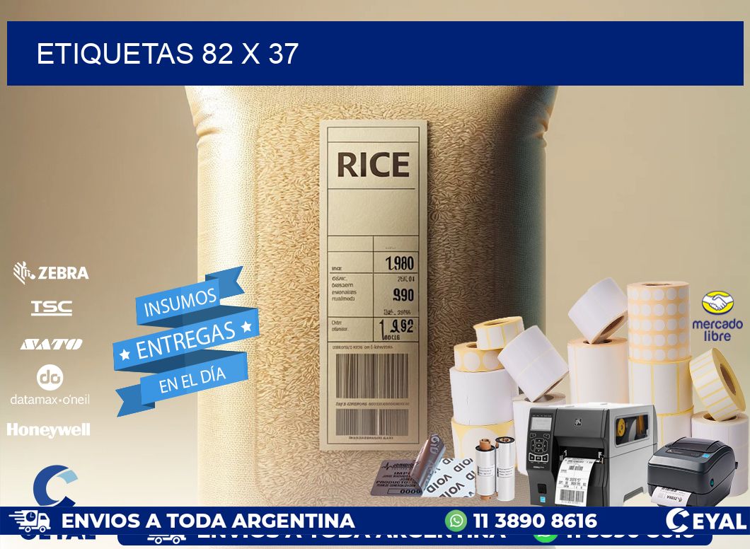 ETIQUETAS 82 x 37
