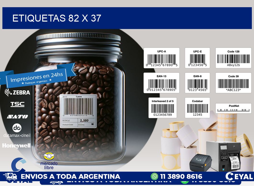 ETIQUETAS 82 x 37