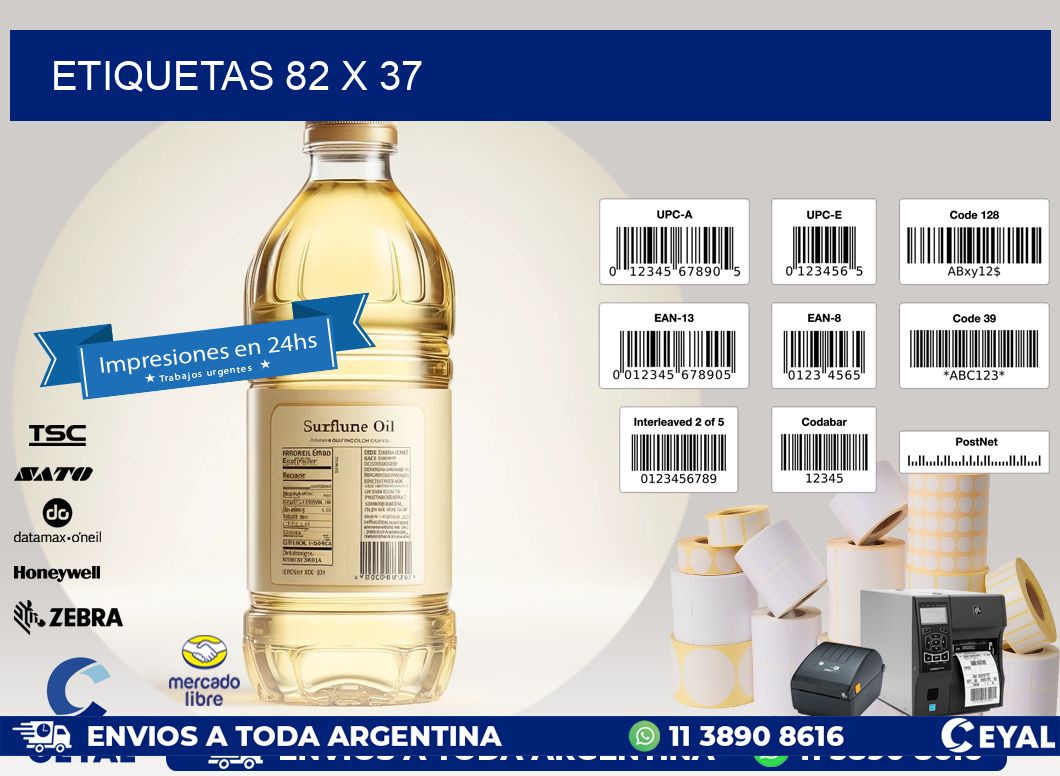 ETIQUETAS 82 x 37