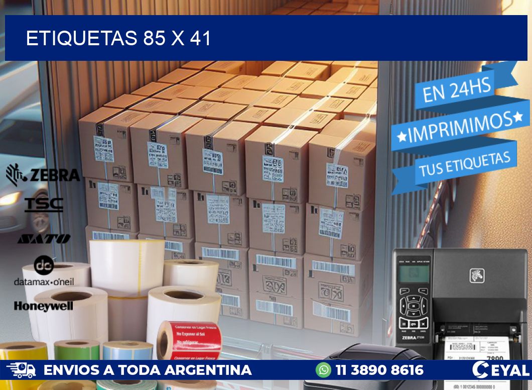 ETIQUETAS 85 x 41