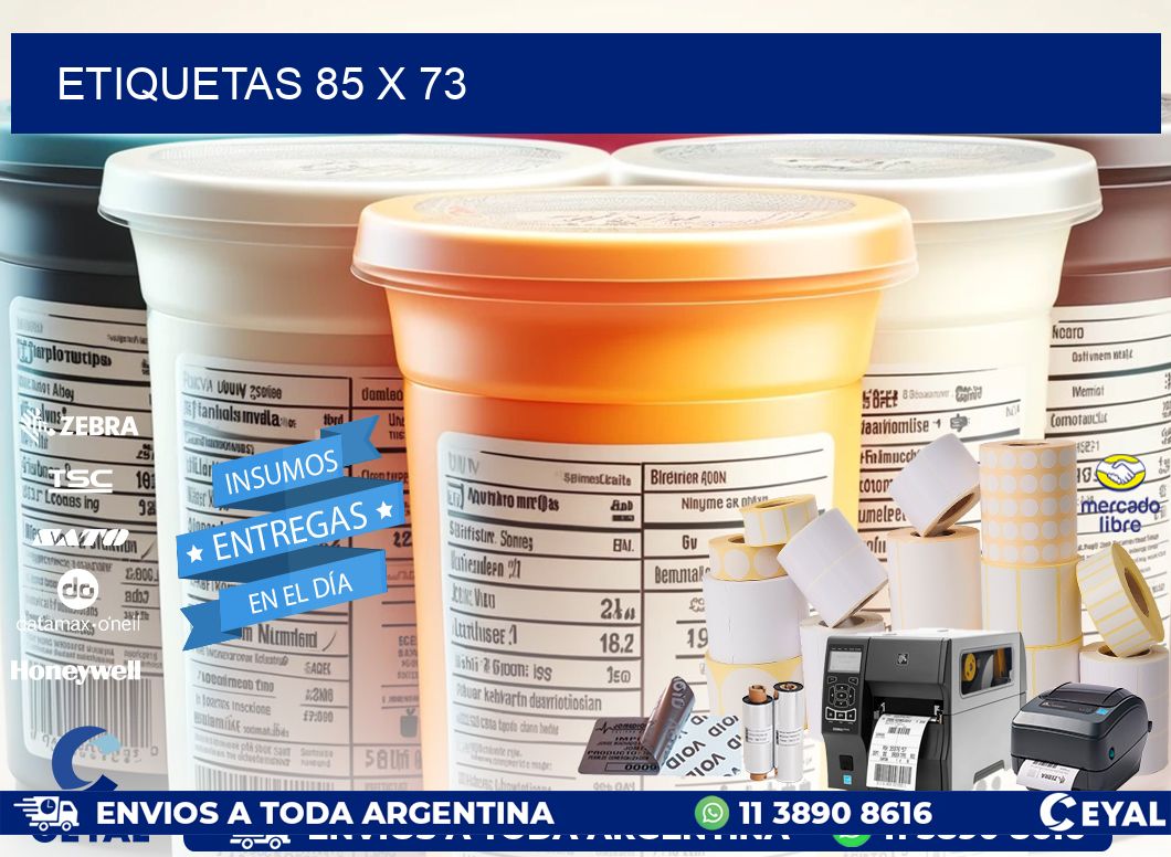 ETIQUETAS 85 x 73