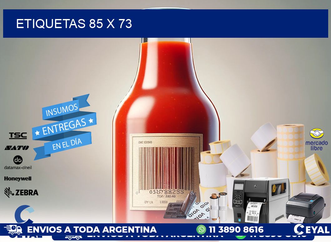 ETIQUETAS 85 x 73