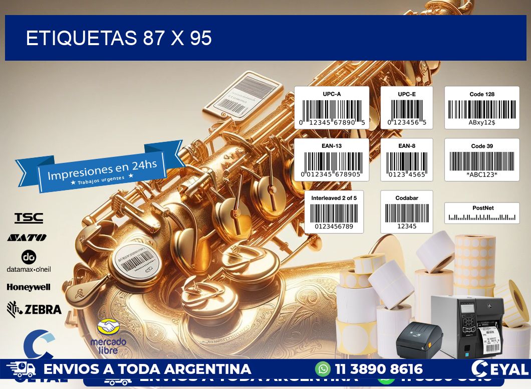 ETIQUETAS 87 x 95