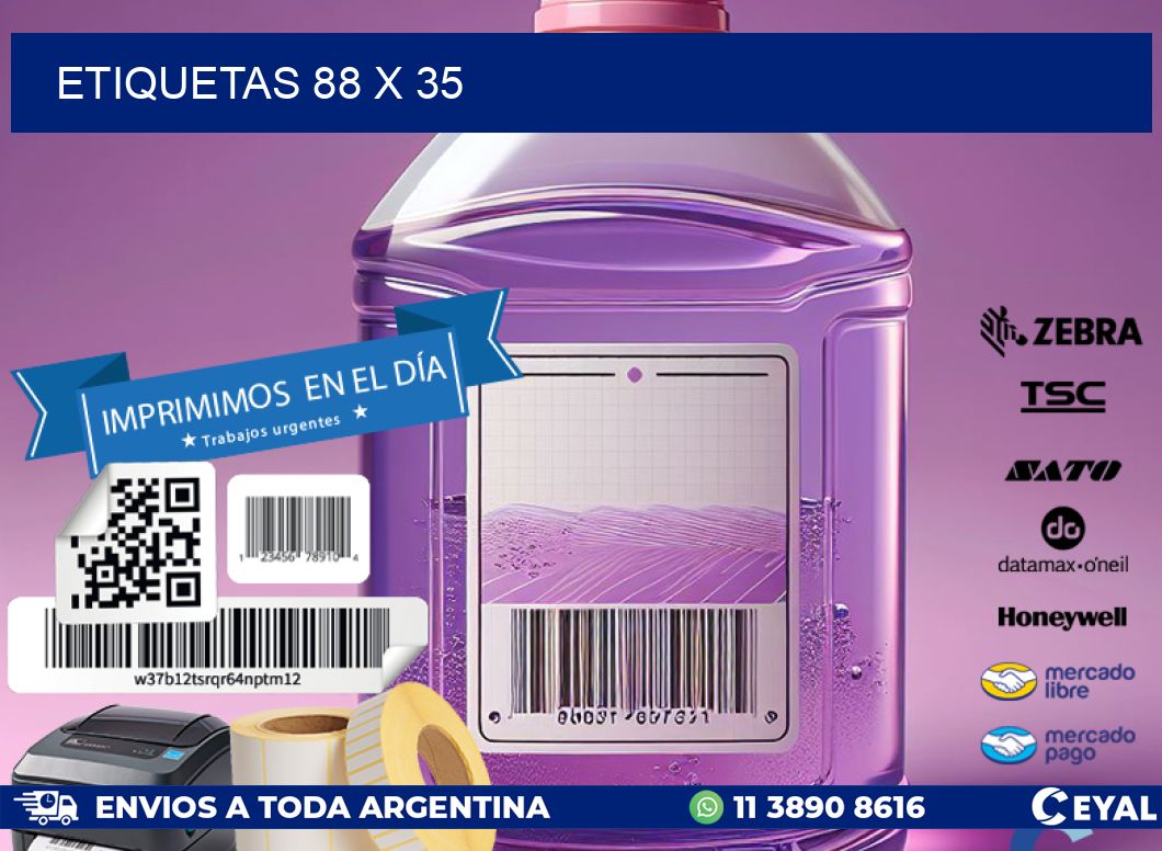 ETIQUETAS 88 x 35