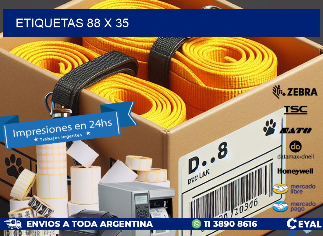 ETIQUETAS 88 x 35
