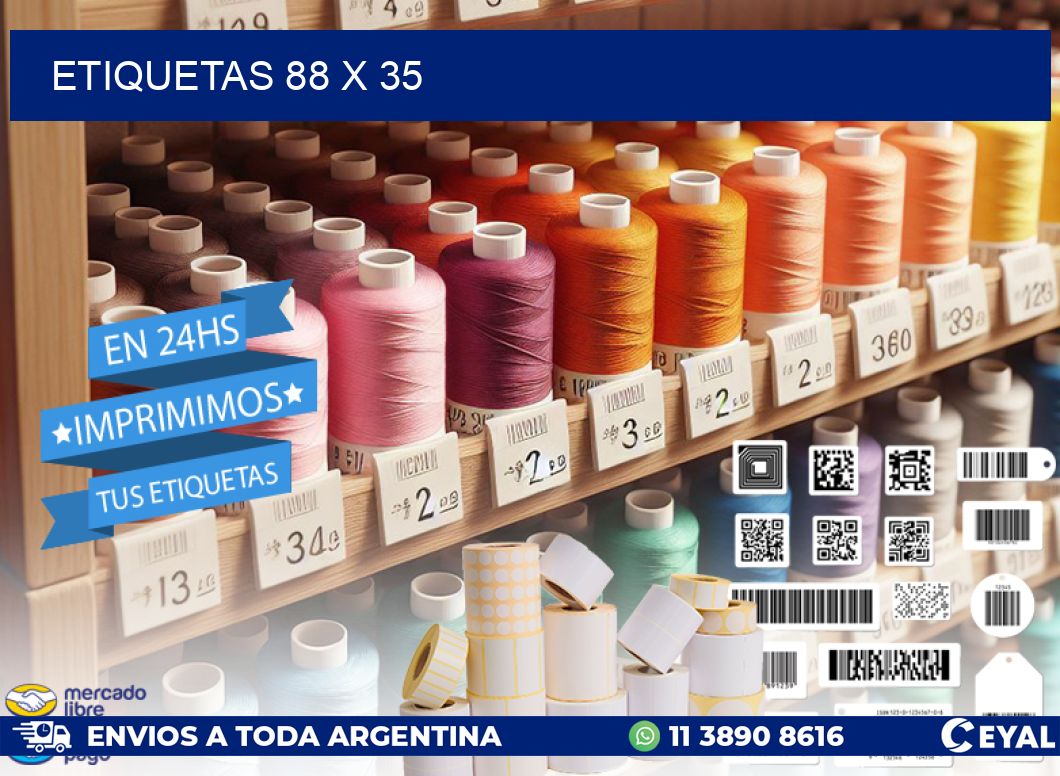 ETIQUETAS 88 x 35