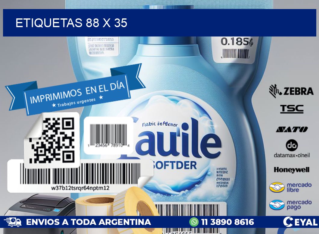 ETIQUETAS 88 x 35