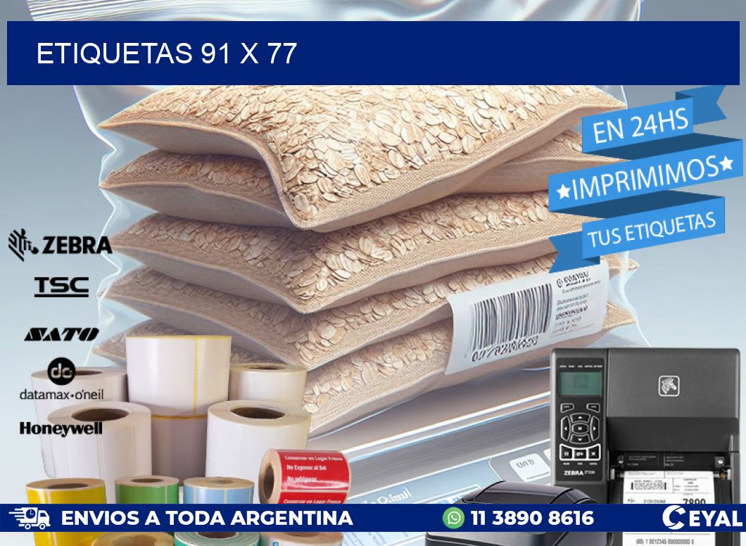 ETIQUETAS 91 x 77