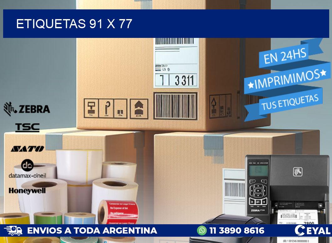 ETIQUETAS 91 x 77