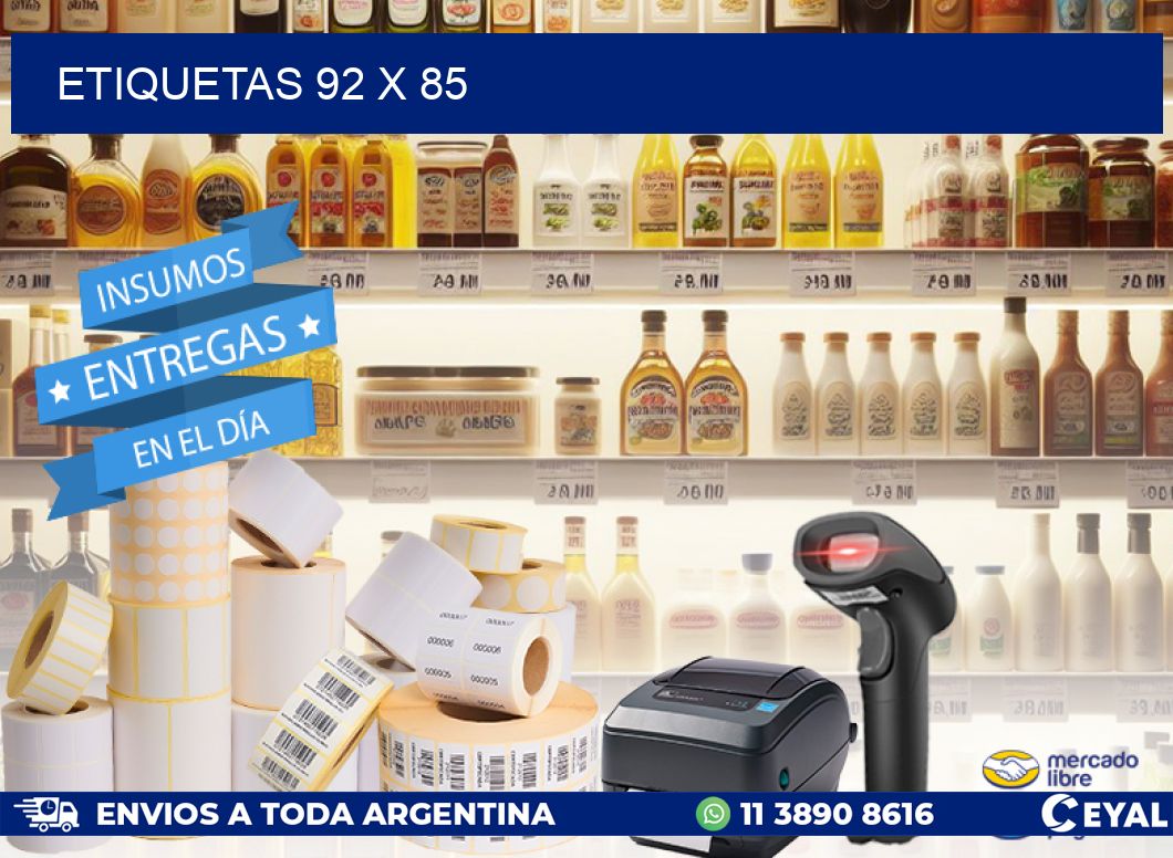 ETIQUETAS 92 x 85