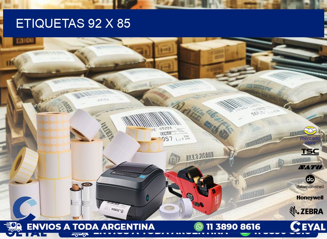 ETIQUETAS 92 x 85