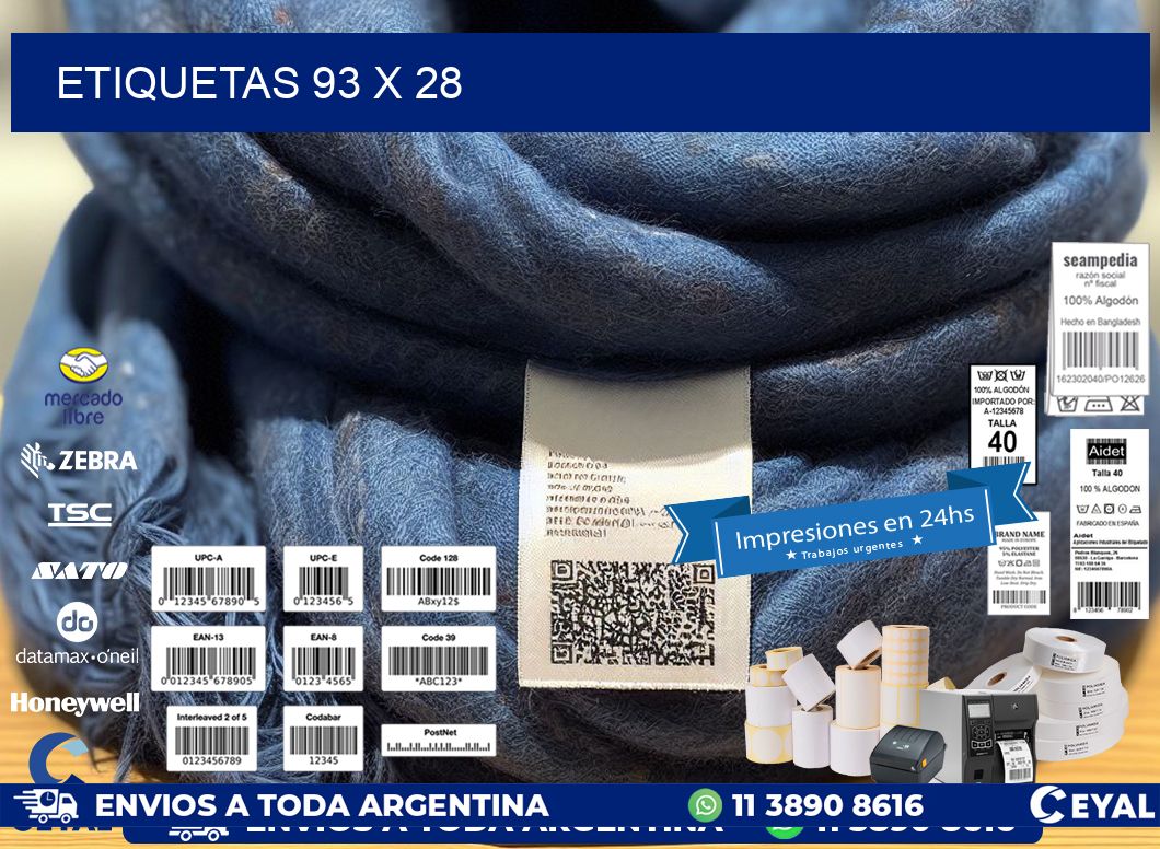 ETIQUETAS 93 x 28