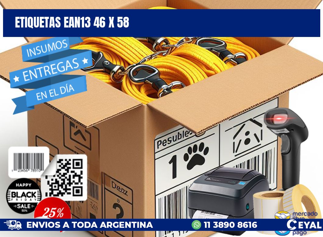ETIQUETAS EAN13 46 x 58