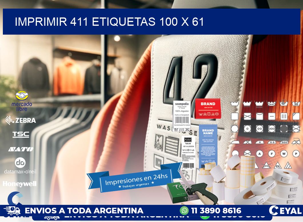 IMPRIMIR 411 ETIQUETAS 100 x 61