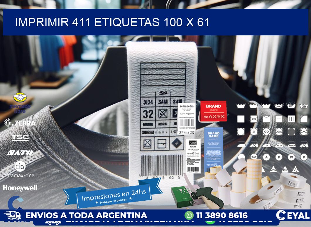 IMPRIMIR 411 ETIQUETAS 100 x 61